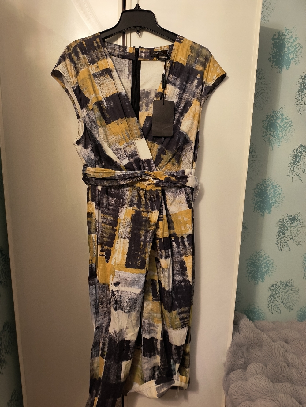 Marina Rinaldy Sleeveless Summer Dress Sz 14 - Picture 2 of 7
